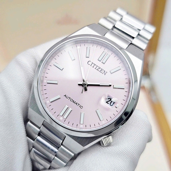 Unisex Citizen Automatic Tsuyosa 37mm Pink NJ0200-50Z