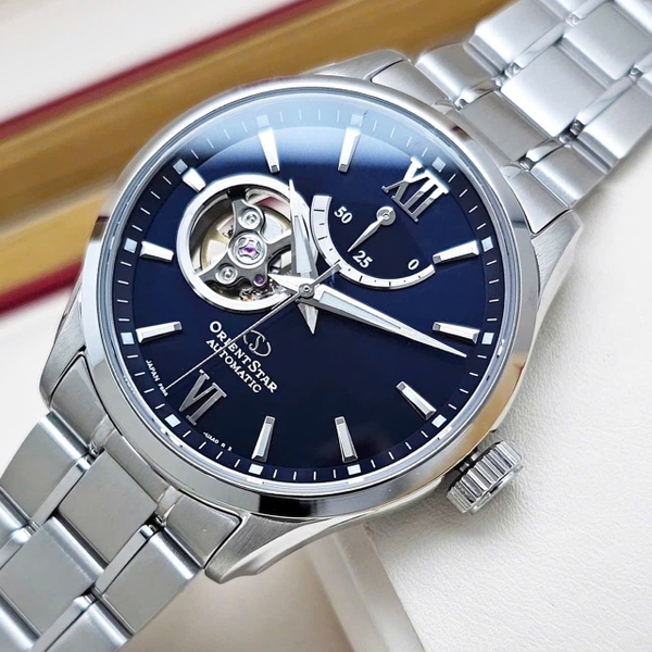 Orient  Star Automatic Semi Skeleton Blue RE-AT0001L00B ( RE-AT0001L ) 