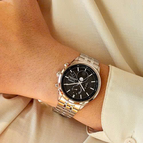 Citizen Quartz Eco-Drive Radio Controlled Moon Phase BY1030-50E