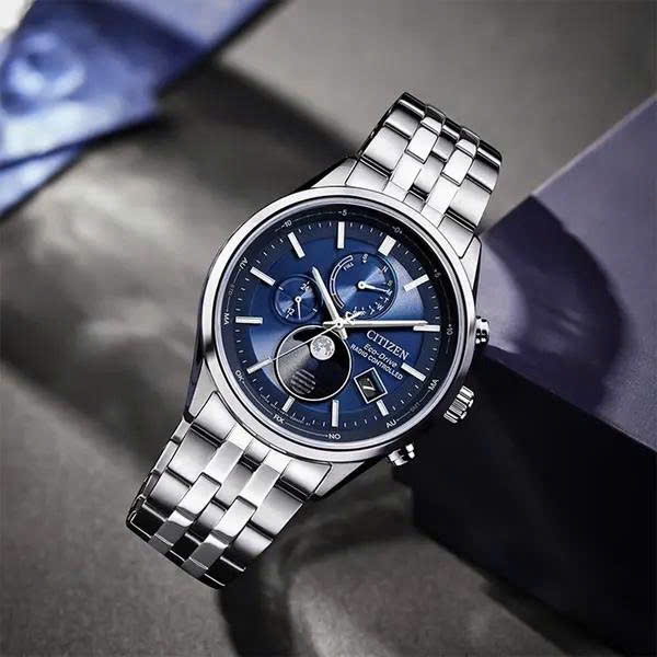 Citizen Quartz Eco-Drive Radio Controlled Moon Phase BY1030-50L