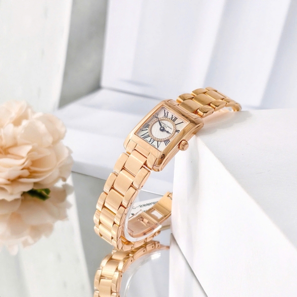  Frederique Constant Quartz Carree Diamond Ladies FC-200MPDC14B ( FC200MPDC14B )