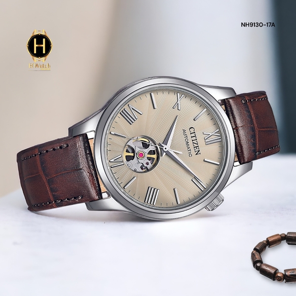 Bộ sưu tập Citizen Automatic  NH9130-17A Mechanical Open Heart