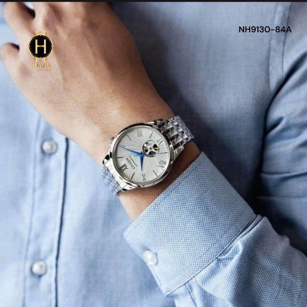 Bộ sưu tập Citizen Automatic  NH9130-84A Mechanical Open Heart