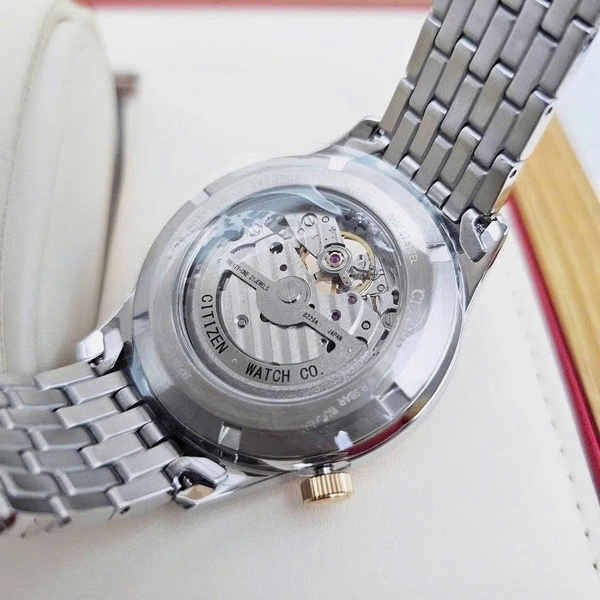 Citizen Automatic Mechanical Open Heart Demi Gold NH9136-88A 