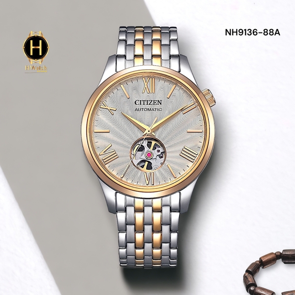Bộ sưu tập Citizen Automatic NH9136-88A  Mechanical Open Heart