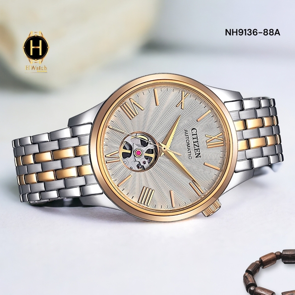 Bộ sưu tập Citizen Automatic NH9136-88A  Mechanical Open Heart