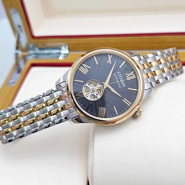  Citizen Automatic Mechanical Open Heart NH9136-88H