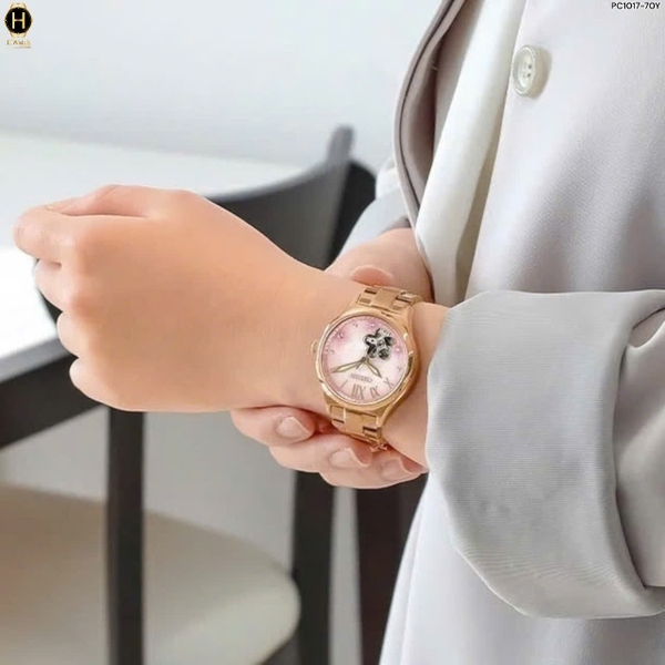 Đồng Hồ Nữ Citizen Automatic Sakura Special Edition PC1017-70Y