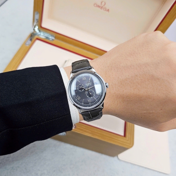 Orient Automatic RA-AK0704N10B Dây Da Vỏ Trắng Mặt Xám Bambino Gen 8
