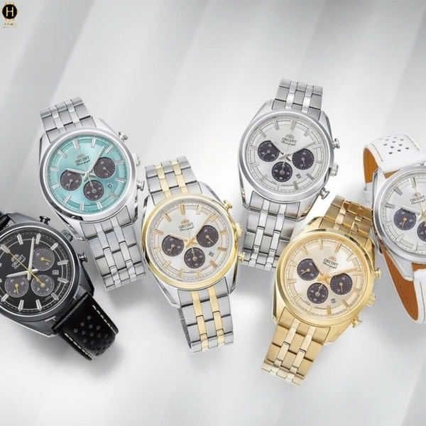 Orient Quartz Solar Contemporary Chronograph RA-TX0301G10B