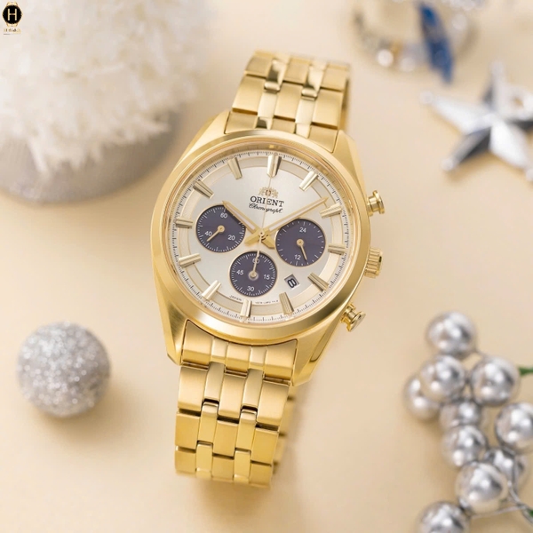 Orient Quartz Solar Contemporary Chronograph RA-TX0301G10B