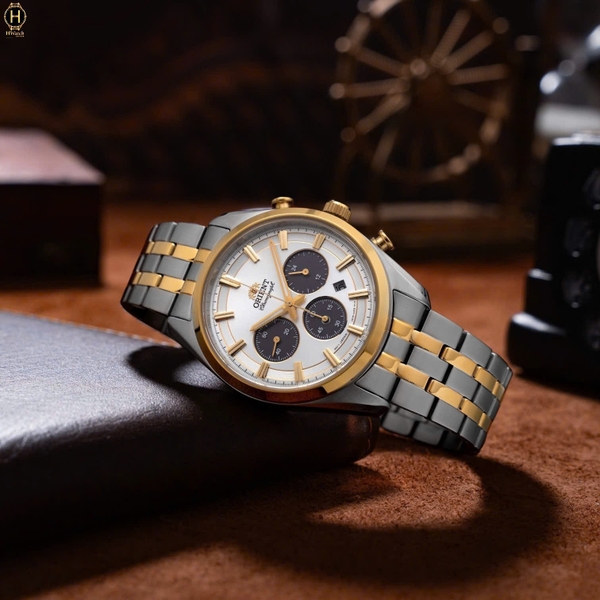 Orient Quartz Solar Contemporary Chronograph RA-TX0302S10B