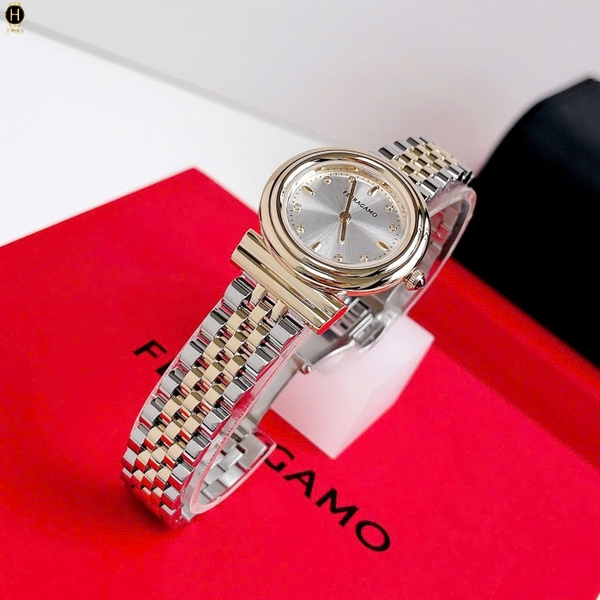Salvatore Ferragamo Quartz Gancini Diamond SFMV01423