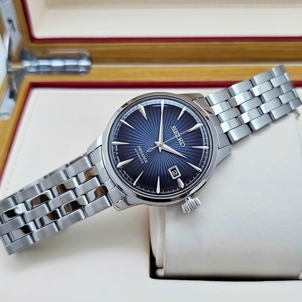 Seiko Automatic Presage Cocktail Blue SARY123 ( SRPB41J1 ) ( SRPB41 )