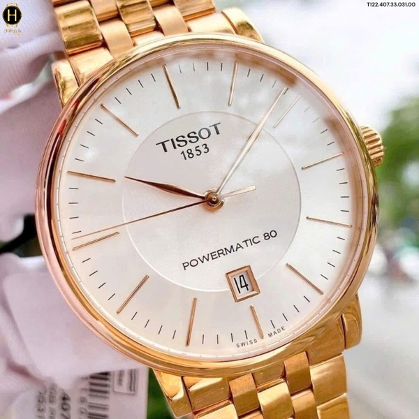 Đồng Hồ Nam Tissot Automatic Carson Premium Powermatic 80 T122.407.33.031.00 ( T1224073303100 )