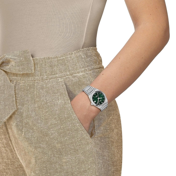 Unisex Tissot Automatic PRX Powermatic 80 Green 35mm T137.207.11.091.00 ( T1372071109100 )