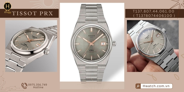 Tissot Automatic PRX Powermatic 80 Titanium 38mm T137.807.44.061.00 ( T1378074406100 )