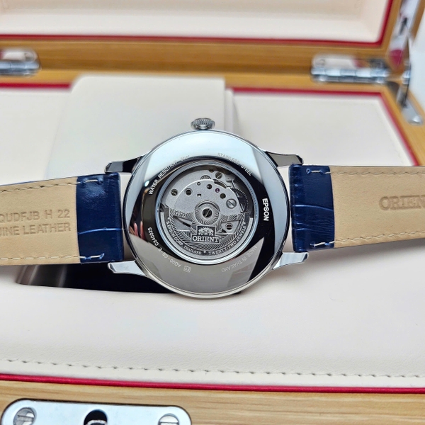  Orient Automatic Cabalero Blue FAG00004D0 ( SAG00004D0 ) ( TAG00004D0 ) Dây Da Vỏ Trắng Mặt Xanh