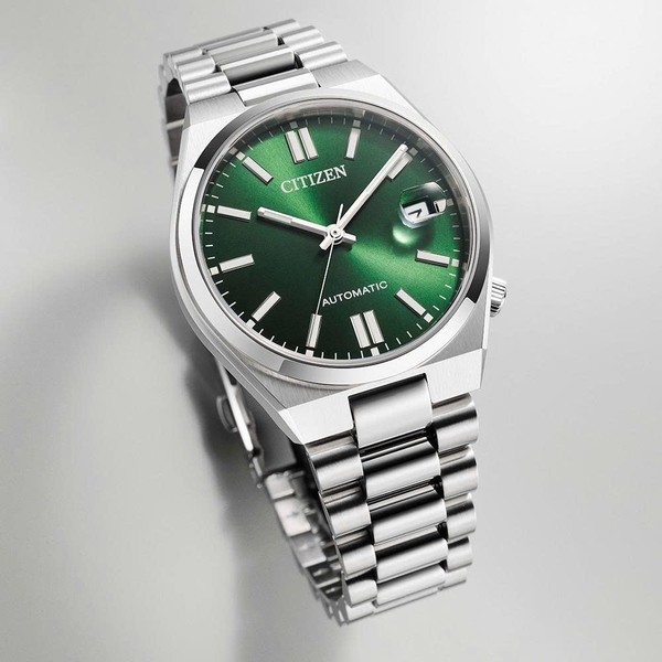 Unisex Citizen Automatic Tsuyosa 37mm Green NJ0200-50X (1)