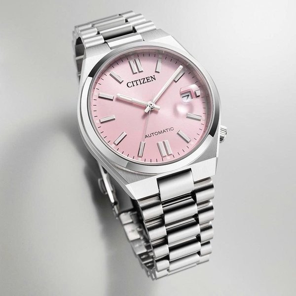 Unisex Citizen Automatic Tsuyosa 37mm Pink NJ0200-50Z (2)