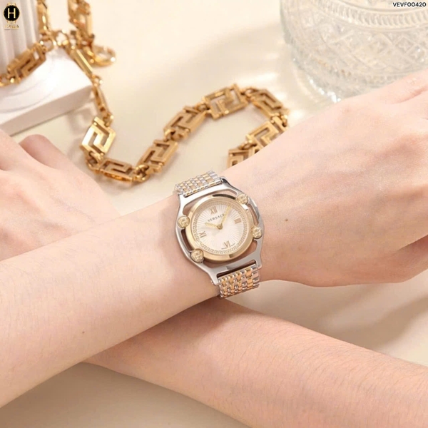  Đồng Hồ Nữ Versace Quartz Medusa Frame VEVF00420
