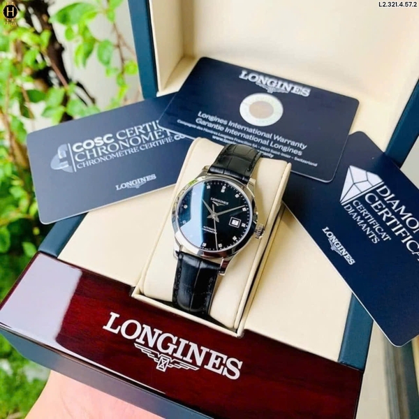 Đồng Hồ Nữ Longines Automatic Chronometer Record Collection Diamond L2.321.4.57.2 ( L23214572 )