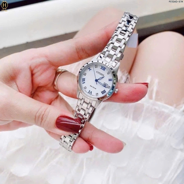 Đồng hồ Nữ Citizen Quartz Eco-Drive Classic FE1240-57A