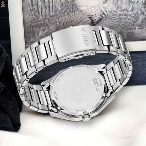 Đồng Hồ Nam Citizen Quartz Eco-drive Octangle BM7630-80L