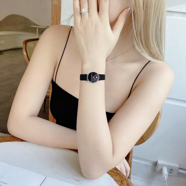 Đồng Hồ Nữ Movado Quartz Museum Classic 0607317