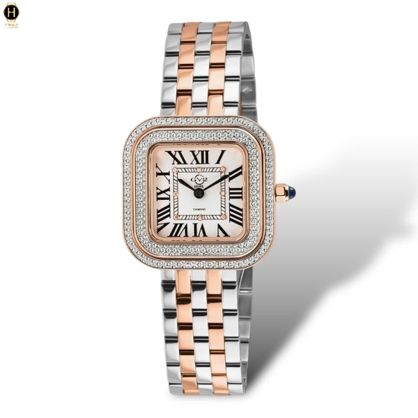 Đồng Hồ Nữ GV2 By Gevril Quartz Bellagio Diamond 12134B