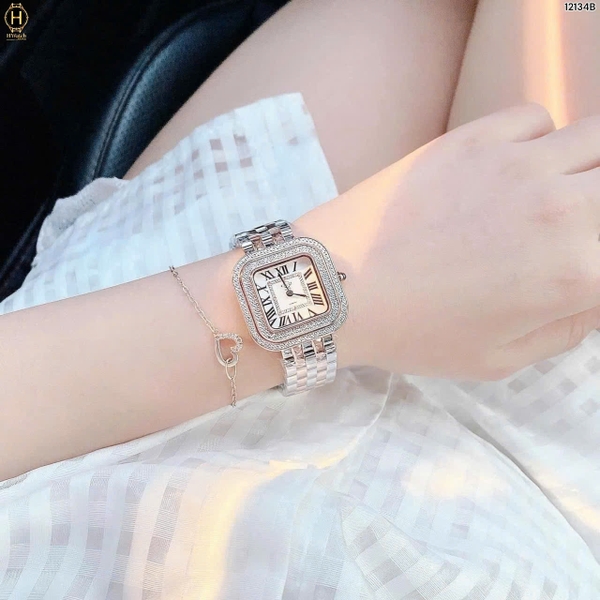 Đồng Hồ Nữ GV2 By Gevril Quartz Bellagio Diamond 12134B
