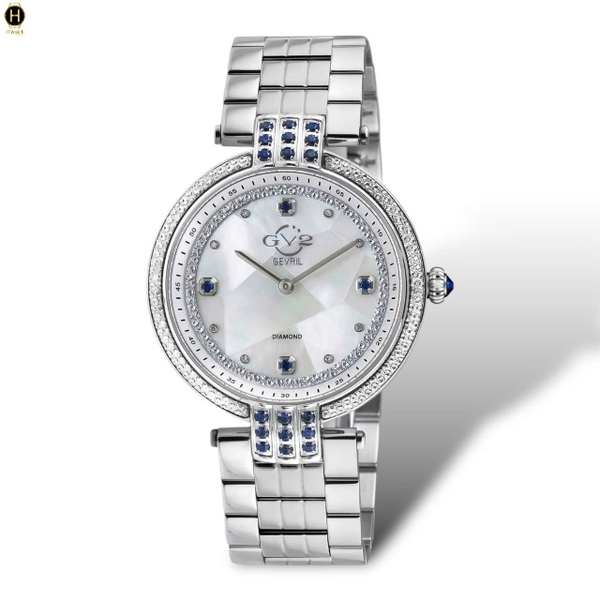 Đồng hồ Nữ Gv2 By Gevril Quartz Matera Diamond 12801B