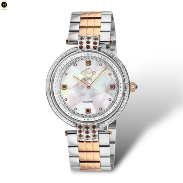 Đồng Hồ Nữ Gv2 By Gevril Quartz Matera Diamond 12810B  Limited Edition 999 Model