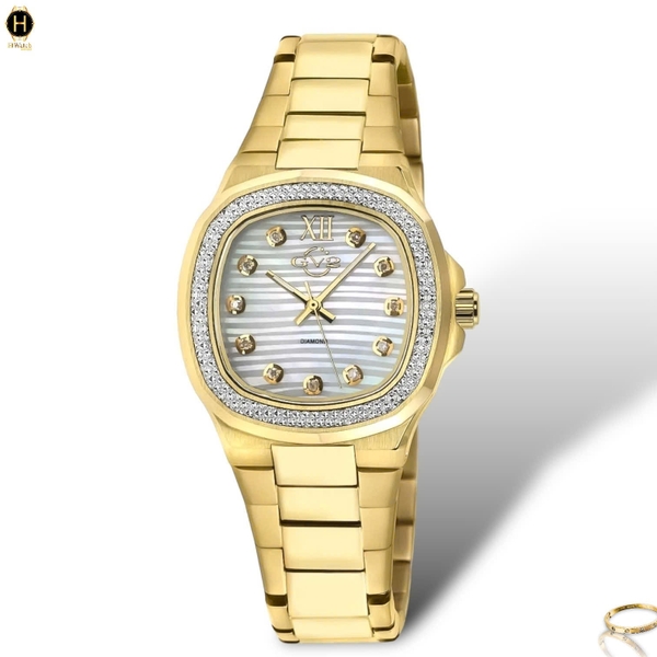 Đồng Hồ Nữ  GV2 by Gevril Quartz Pontente Diamond Limited Edition 18205B