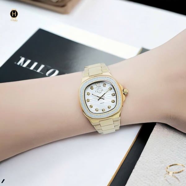 Đồng Hồ Nữ  GV2 by Gevril Quartz Pontente Diamond Limited Edition 18205B