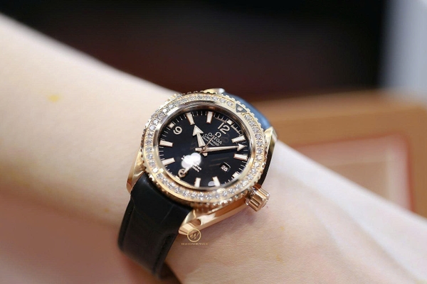  Đồng Hồ Nữ Omega Automatic Seamaster Planet Ocean 18kt Rose Gold Diamond 232.58.38.20.01.001 ( 23258382001001 )