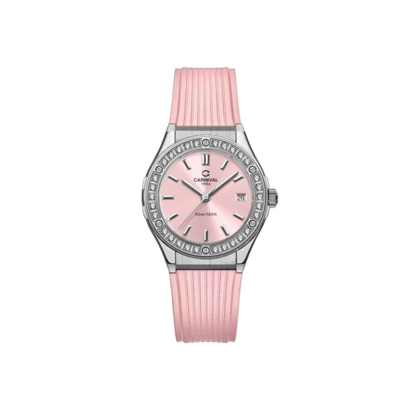 Đồng Hồ Nữ Carnival Quartz 8168L2-VT-DCS-H