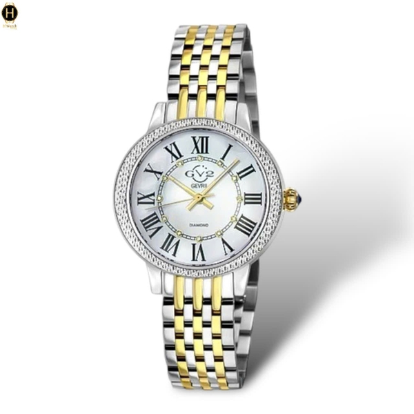 Đồng hồ Nữ Gv2 By Gevril Quartz Astor III Diamond 9155B