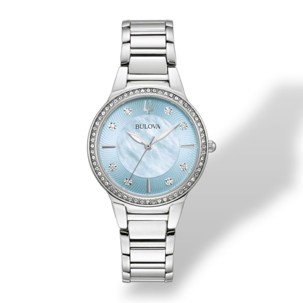 Đồng Hồ Nữ Bulova Quartz Ladies’ Crystal 96L288