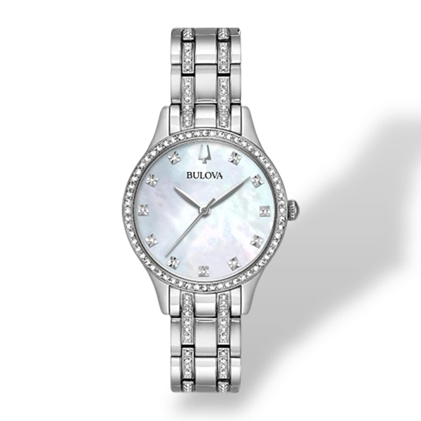 Đồng Hồ Nữ Bulova Quartz Crystal White 96X145