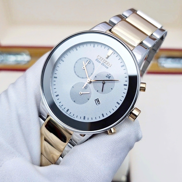 Citizen Quartz Eco-drive Analog Chronograph AT2244-84A