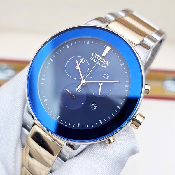 Citizen Quartz Eco-drive Analog Chronograph AT2244-84L