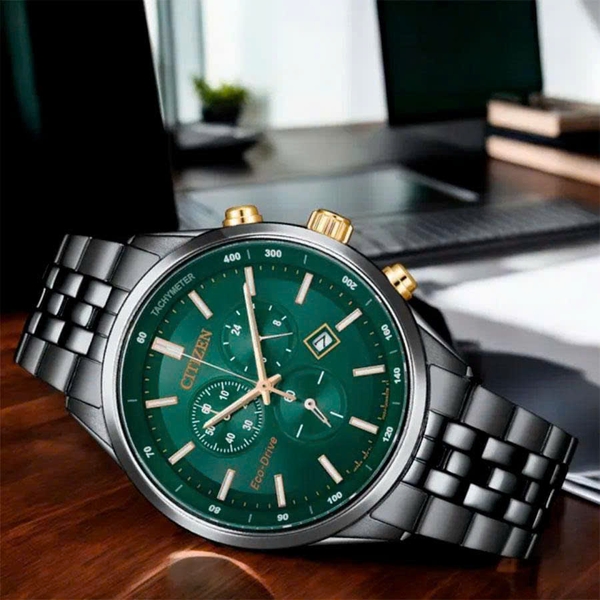Đồng Hồ Nam Citizen Quartz Eco-Drive Chronograph AT2576-50X