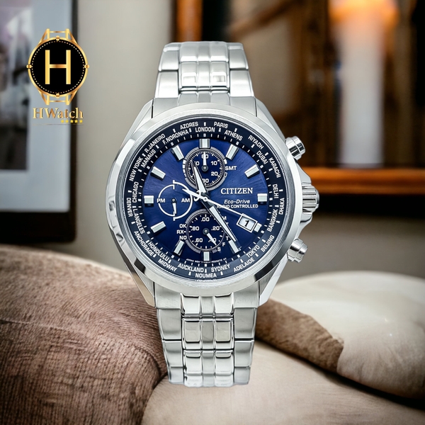 Đồng Hồ Nam Citizen Quartz Eco-Drive Radio-Controlled AT8200-87L  Sapphire