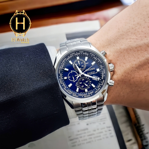 Đồng Hồ Nam Citizen Quartz Eco-Drive Radio-Controlled AT8200-87L  Sapphire