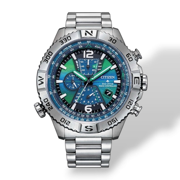 Đồng Hồ Nam Citizen Quartz Eco-Drive Promaster Sky Navihawk AT8220-55W