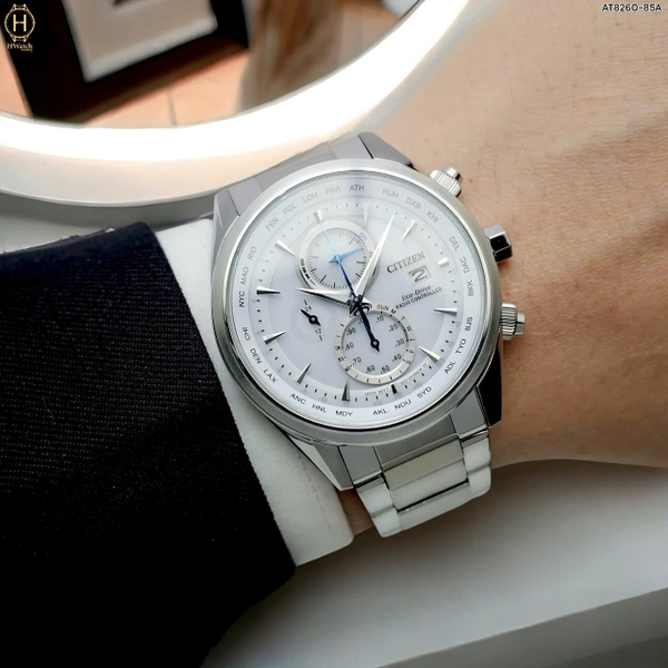Đồng Hồ Nam Citizen Quartz Eco-Drive Radio Controlled AT8260-85A