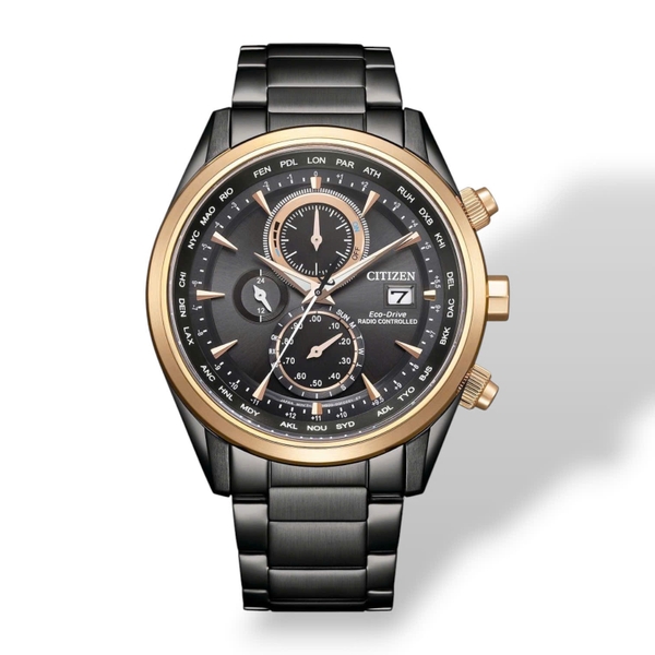 Đồng Hồ Nam Citizen Quartz Eco-Drive Global Radio-Controlled AT8268-83E