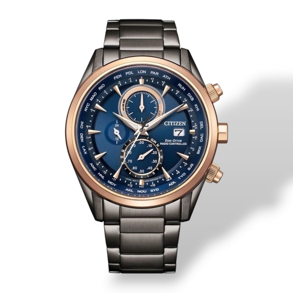 Đồng Hồ Nam Citizen Quartz Eco-Drive Global Radio-Controlled AT8269-81L