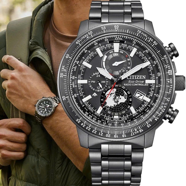 Đồng Hồ Nam Citizen Quartz Eco-Drive Promaster Geo Trekker BY3005-56G